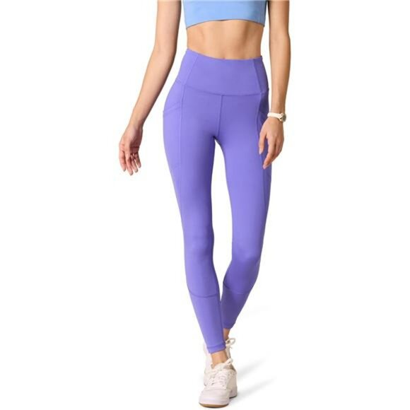 High Rise Sculpt Workout Leggings with Pockets Full Length Plus Size Activewear - Picture 8 of 8
